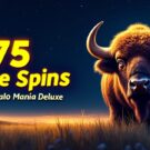 75 Free Spins on Buffalo Mania Deluxe