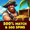 500% Match & 500 Spins at Pacific Spins